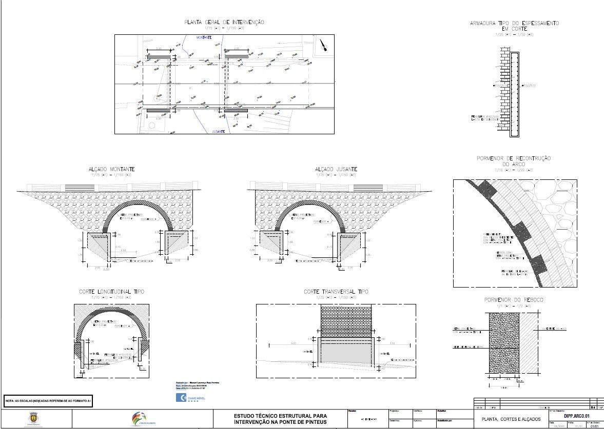 Projeto para a Realização de Estudo Técnico e Estrutural para Intervenção na Ponte de Pintéus